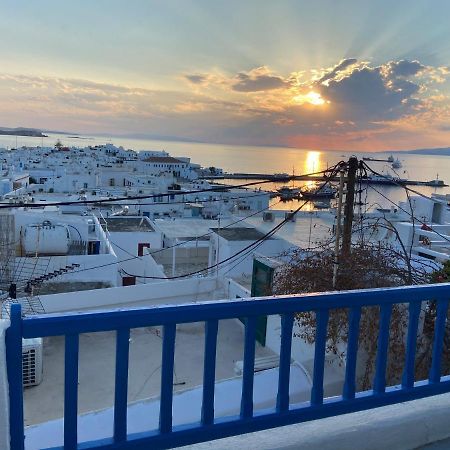 Elenitas Town House With Veranda And Sea View Mykonos Town Екстер'єр фото